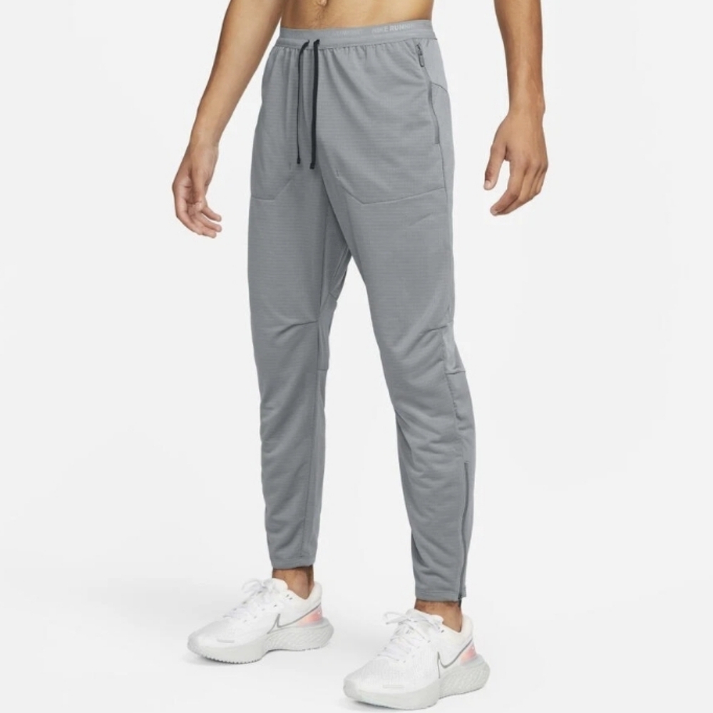 Nike Phenom Elite Dri-FIT Knit Mens Running Pants XXL Gray Gym Joggers